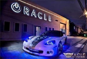 Chevrolet Corvette C6 Fog Light Halo Kit - ORACLE Lighting - LED Halo - Green - `05-`13